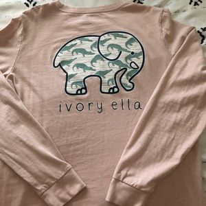 ✰ light pink ivory ella long sleeve tee ✰